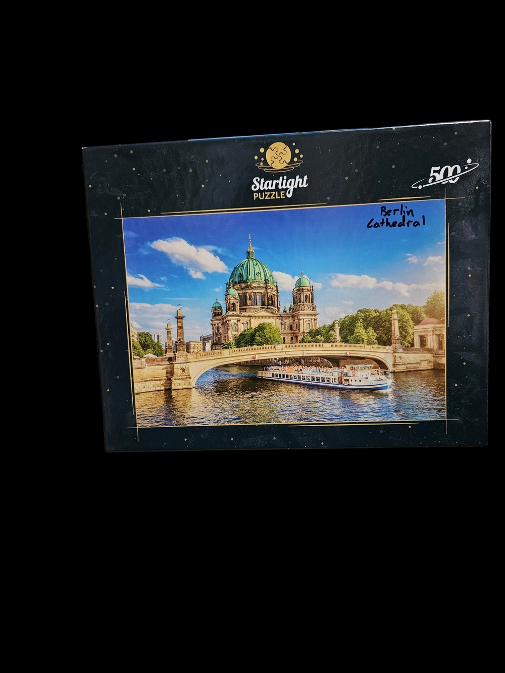 Starlight Puzzle 500pc - Berlin Cathedral Scene (Blue, Green)